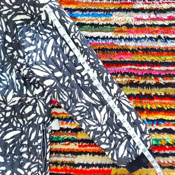 VTG Juniorite New York Abstract Quilted Winter Women's KIDS XS/S Jacket - Picture 11 of 15